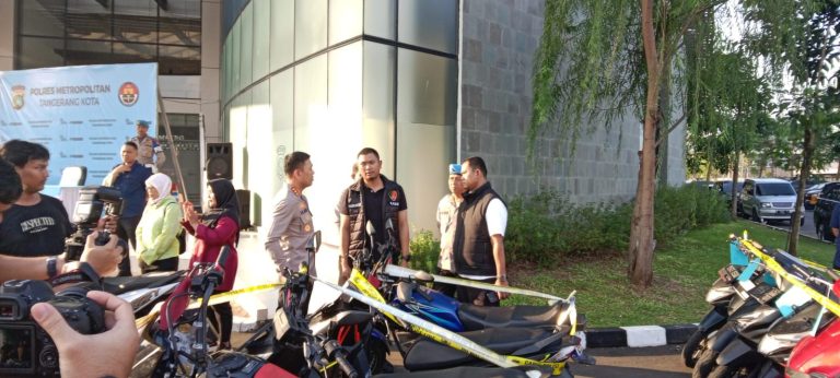 Polres Metro Tangerang Kota Gulung Sindikat Curanmor