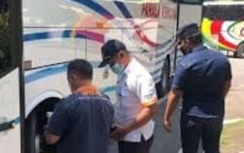 Dishub Gelar Uji Kelaikan Armada Mudik di Terminal Poris Plawad