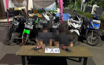 Petugas Polsek Pinang Tangkap Pelaku Curanmor di Cisoka Tangerang