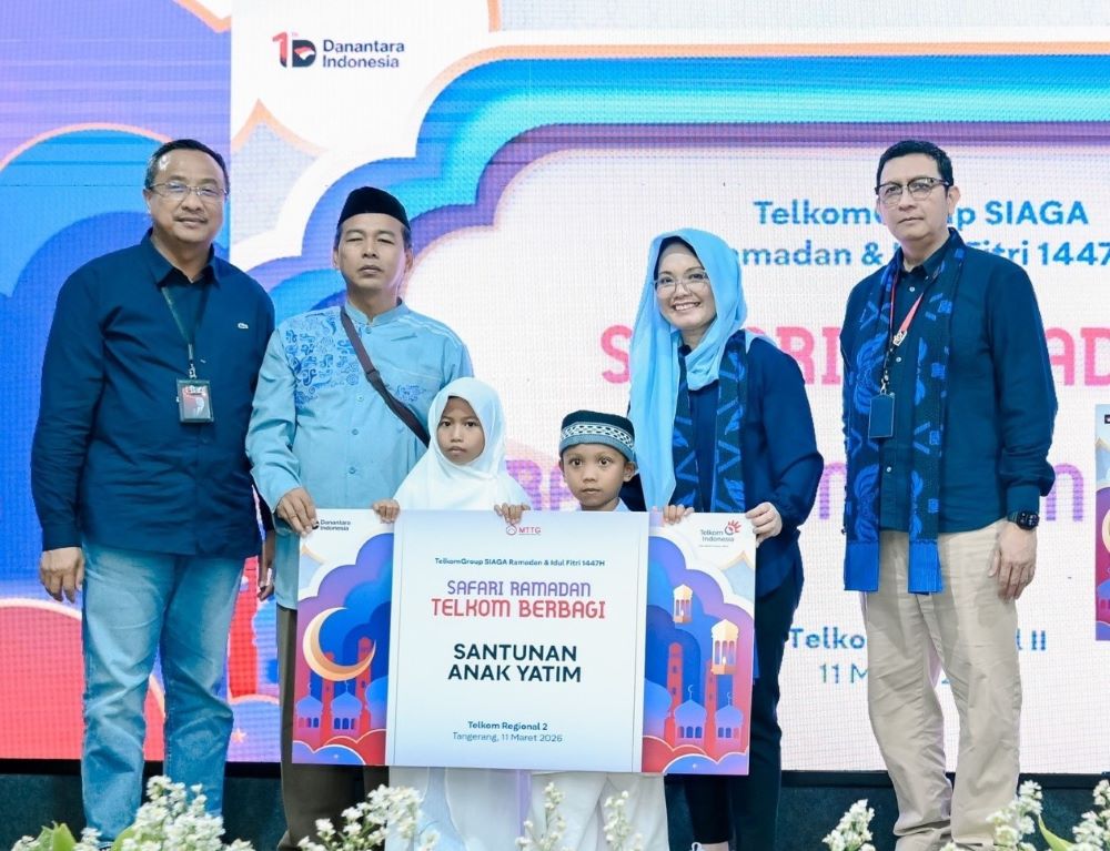 Safari Ramadhan, TelkomGroup Gelar Santunan Anak Yatim