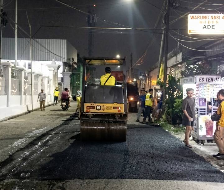 Pemkot Tangerang Lanjutkan Perbaikan Jalan Dipati Unus Kecamatan Cibodas