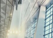 Atap Bandara Soekarno-Hatta Ambrol Diguyur Hujan Deras