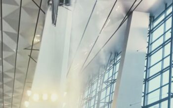 Atap Bandara Soekarno-Hatta Ambrol Diguyur Hujan Deras