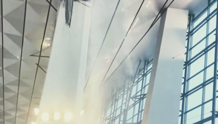 Atap Bandara Soekarno-Hatta Ambrol Diguyur Hujan Deras