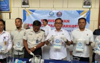 BNNP Banten Musnahkan 2 Kg Sabu Hasil Operasi di Badara Soetta