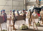 Jenazah 3 Prajurit TNI Gugur di Lebanon Tiba Bandara Soetta