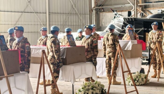 Jenazah 3 Prajurit TNI Gugur di Lebanon Tiba Bandara Soetta