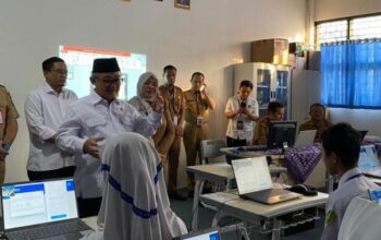 Mendikdasmen Tinjau TKA di SMPN 2 Curug, TKA di Kabupaten Tangerang Tak Ada Kendala