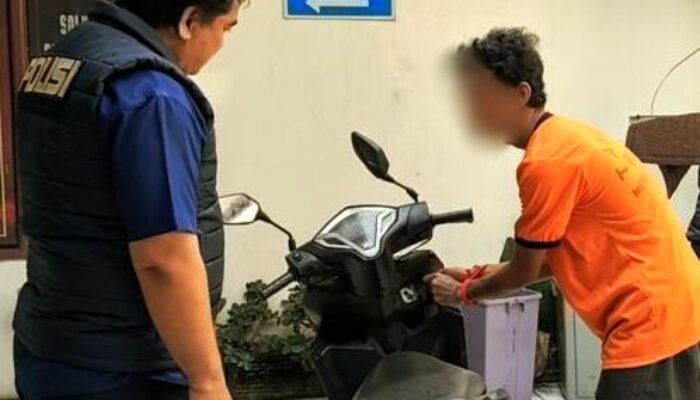 11 Kali Nyolong Motor, Pengamen Tangerang Dicokok Polisi