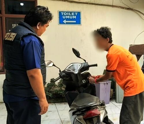 11 Kali Nyolong Motor, Pengamen Tangerang Dicokok Polisi