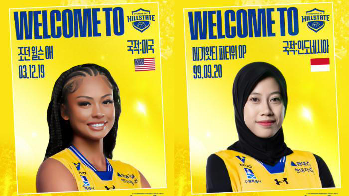 Jordan Wilson, Megawati Hangestri, Hyundai Hillstate, Liga Voli Korea,