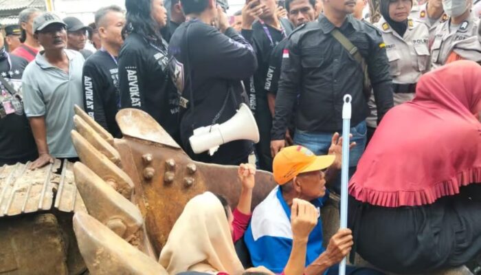 Eksekusi Lahan di Cisoka Tangerang Berlangsung Tegang