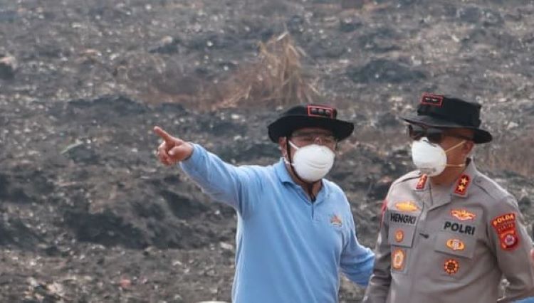 Kapolda Banten Pastikan Kebakaran TPA Jatiwaringin Tangerang Akibat Faktor Alam