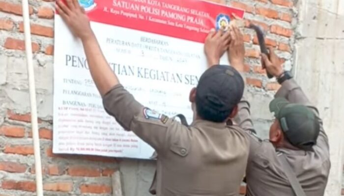 Pemkot Tangsel Bakal Pidanakan Bangunan Liar