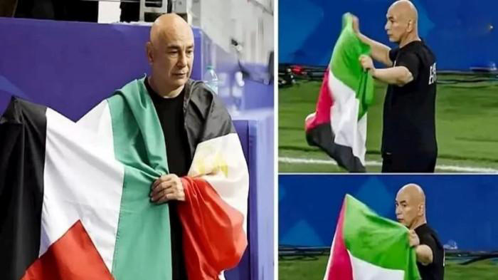Lolos 16 Besar Piala Dunia 2026, Pelatih Timnas Mesir Kibarkan Bendera Palestina