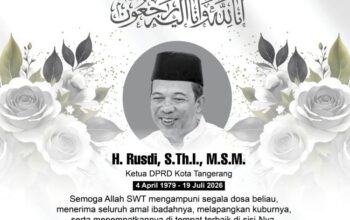 Ketua DPRD Kota Tangerang Tutup Usia