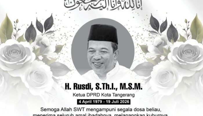 Ketua DPRD Kota Tangerang Tutup Usia
