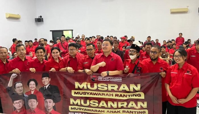 Jelang Pemilu 2029, PDI Perjuangan Tangerang Tuntaskan Struktur Politik di Dapil VI