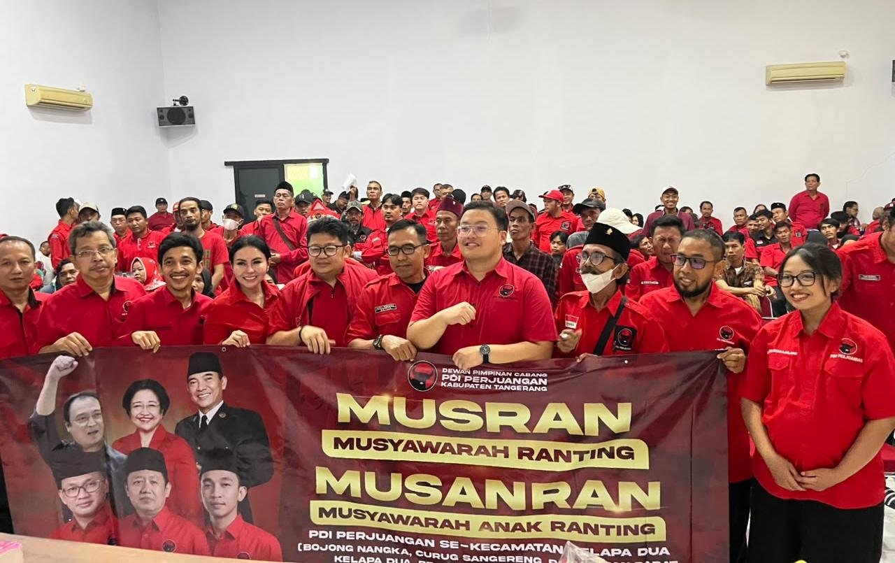 Jelang Pemilu 2029, PDI Perjuangan Tangerang Tuntaskan Struktur Politik di Dapil VI