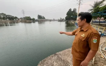 Air Cisadane Tangerang Terus Menyusut