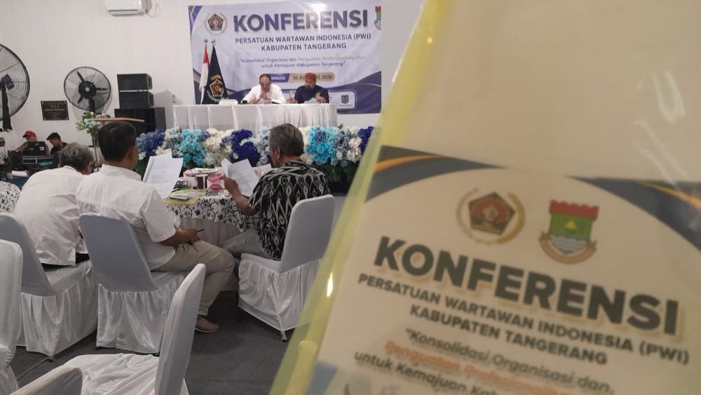 Konferensi PWI Kabupaten Tangerang Berlangsung Demokratis