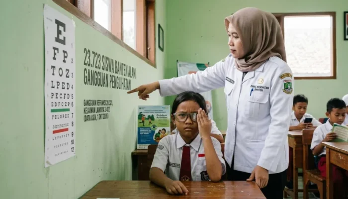 Puluhan Ribu Pelajar di Banten Alami Miopa